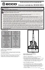 Preview for 3 page of Ecco EC2030-WC2 Operating Instructions Manual