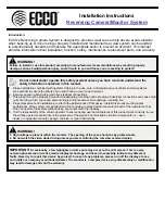 Ecco EC4200-K Installation Instructions preview