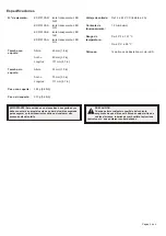 Preview for 5 page of Ecco EC5101CAW Installation And Operating Instructions Manual