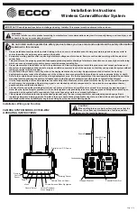 Preview for 1 page of Ecco EC7008-WK2 Installation Instructions Manual