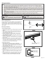 Preview for 2 page of Ecco ED3307A Assembly, Installation And Operation Instructions