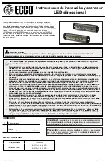 Preview for 7 page of Ecco ED3701 Installation And Operation Instructions Manual