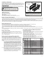 Preview for 2 page of Ecco ED3744 Installation And Operation Instructions