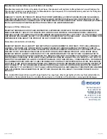 Preview for 6 page of Ecco ED37777 Series Installation And Operation Instructions Manual