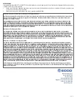 Preview for 12 page of Ecco ED37777 Series Installation And Operation Instructions Manual