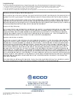 Preview for 4 page of Ecco ED3788 Installation And Operation Instruction