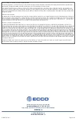 Preview for 7 page of Ecco ED3794 Installation And Operation Instructions Manual