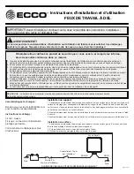 Preview for 5 page of Ecco EW2501 Assembly, Installation And Operation Instructions