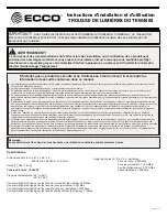 Preview for 7 page of Ecco EW4008 Installation And Operation Instructions Manual