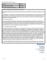 Preview for 9 page of Ecco EW4010 Installation And Operation Instructions Manual