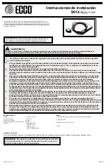 Preview for 3 page of Ecco Hide-A-LED 9014 Installation Instructions Manual