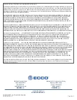 Preview for 16 page of Ecco K7000B Manual