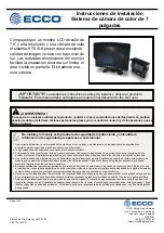 Preview for 5 page of Ecco K7010-K Installation Instructions Manual