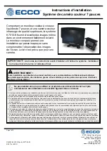 Preview for 9 page of Ecco K7010-K Installation Instructions Manual