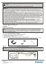 Preview for 10 page of Ecco K7010-K Installation Instructions Manual