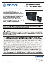 Preview for 13 page of Ecco K7010-K Installation Instructions Manual