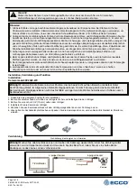 Preview for 14 page of Ecco K7010-K Installation Instructions Manual