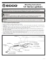 Предварительный просмотр 1 страницы Ecco Pro Vantage 12+ Series Mounting Instructions