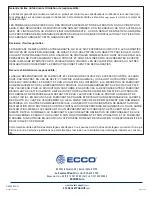 Preview for 6 page of Ecco Pro Vantage 12+ Series Mounting Instructions