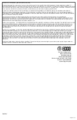 Preview for 8 page of Ecco Reflex 5590 Series Installation And Operation Instructions Manual