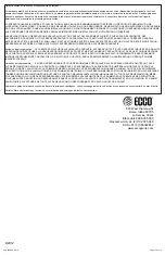 Preview for 12 page of Ecco Reflex 5590 Series Installation And Operation Instructions Manual