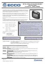 Preview for 4 page of Ecco SecuriLED II ED5110A Installation & Operating Instructions Manual