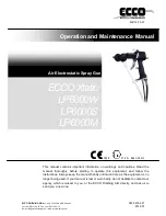 Ecco Xtatic LP6000M Operation And Maintenance Manual preview