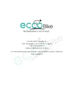 Preview for 23 page of EccoBike GAZELLE User Manual