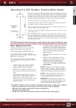Предварительный просмотр 21 страницы Eccotemp 20 Series Use & Care Manual
