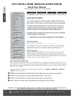 Предварительный просмотр 4 страницы Eccotemp CE-L5 Installation Use And Care Manual