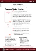 Preview for 4 page of Eccotemp EL22 Series Use & Care Manual