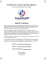 Preview for 2 page of Eccotemp ET-32 Installation And Operating Instructions Manual