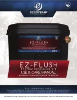 Предварительный просмотр 12 страницы Eccotemp EZ-Flush fvi12 Use & Care Manual