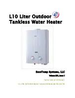 Eccotemp L10 Use & Care Manual preview