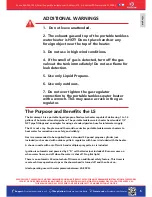 Предварительный просмотр 5 страницы Eccotemp L5 Use & Care Manual With Installation Instructions For The Installer