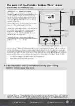 Preview for 7 page of Eccotemp Schneiders INSTA-HOT pro Manual