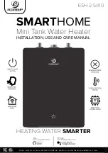 Preview for 1 page of Eccotemp SMARTHOME ESH-2.5 Installation Use And Care Manual