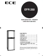 ECE EFR 250 Operation Manual preview