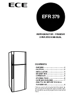 ECE EFR 379 Operation Manual предпросмотр