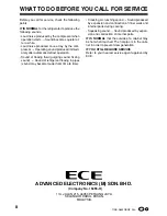 Preview for 8 page of ECE EFR 379 Operation Manual