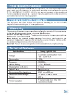 Preview for 10 page of Ecel CURING LIGHT EC 500 Owner'S Manual