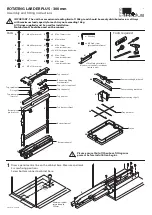 ECF Innostor Plus ROTATING LARDER PLUS Assembly And Fitting Instructions preview