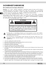 Предварительный просмотр 78 страницы ECG 20 H01T2S2 Instruction Manual