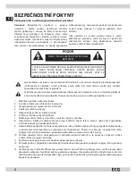 Preview for 4 page of ECG 24 LED 612 PVR Instruction Manual