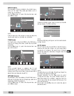 Предварительный просмотр 79 страницы ECG 24 LED 612 PVR Instruction Manual