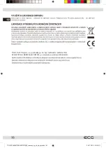 Предварительный просмотр 36 страницы ECG 24H05T2S2 Instruction Manual