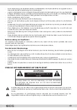 Предварительный просмотр 43 страницы ECG 24HSL231M Instruction Manual