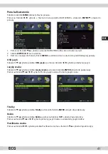 Предварительный просмотр 41 страницы ECG 32 LED 614 PVR Instruction Manual