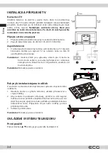 Предварительный просмотр 34 страницы ECG 43USV231 Instruction Manual