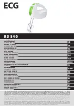 ECG 8592131305038 Instruction Manual preview